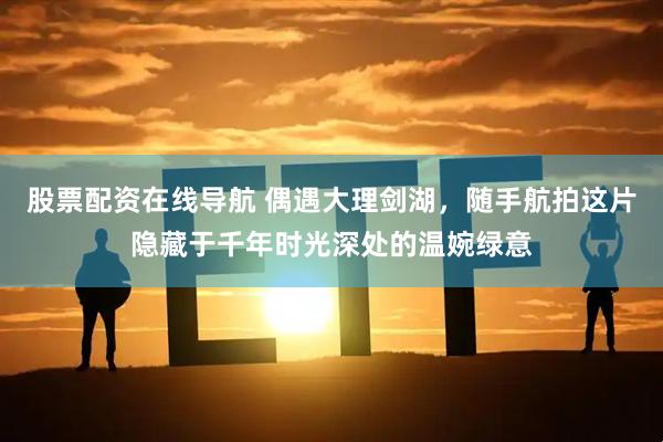 股票配资在线导航 偶遇大理剑湖，随手航拍这片隐藏于千年时光深处的温婉绿意